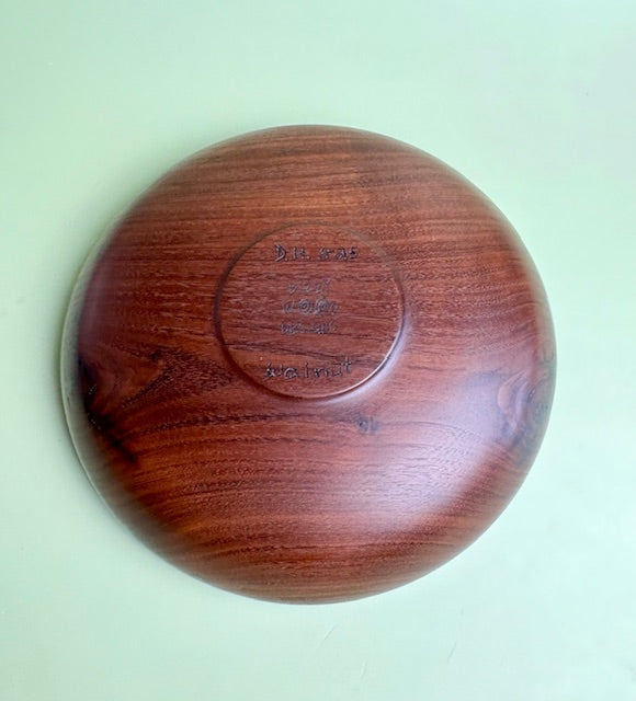 Walnut Bowl 8.5" x 2"