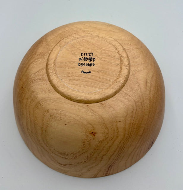 Pecan Bowl 10.5" x 4.5"