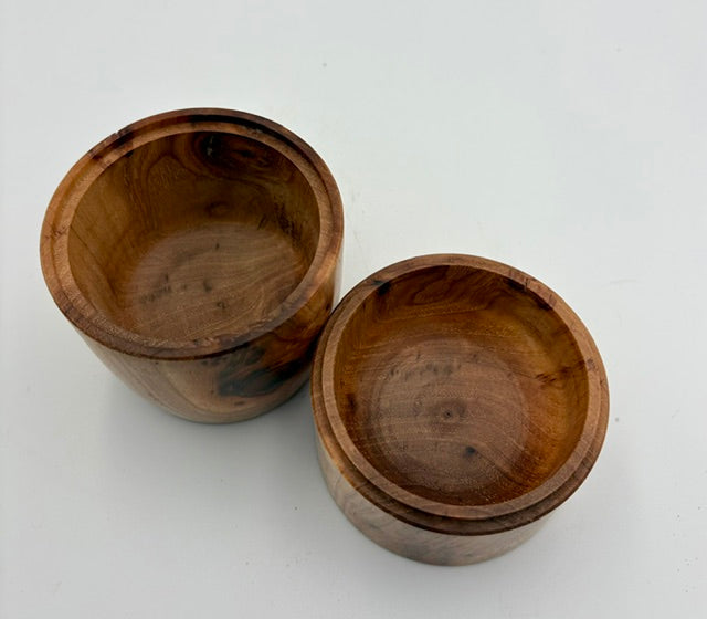 Pecan Box with Polymer Clay Insert