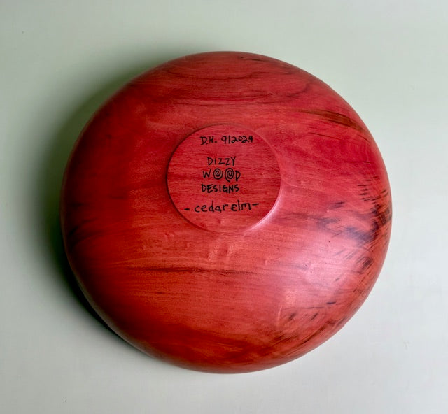 Cedar Elm Bowl 9.5" x 2.75"