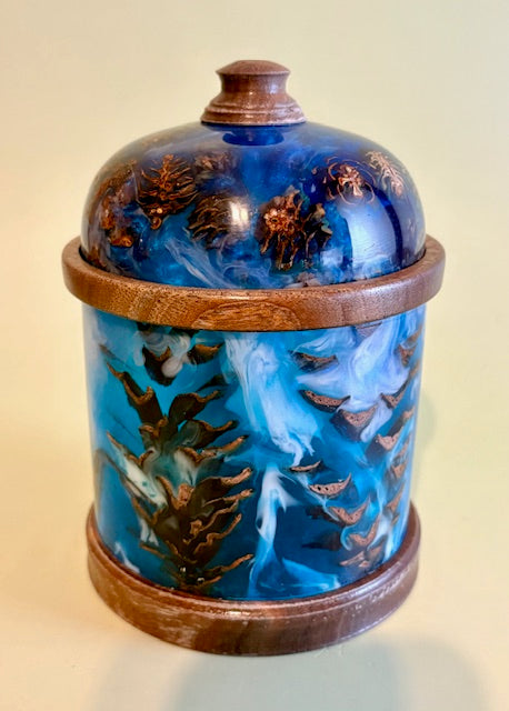 Pinecone and Resin Box