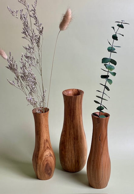 Wood Vases