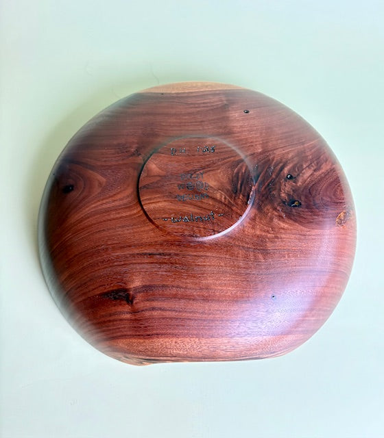 Walnut Bowl 11.25" x 2"