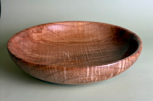 Curly Maple Bowl 9.5" x 2.25"