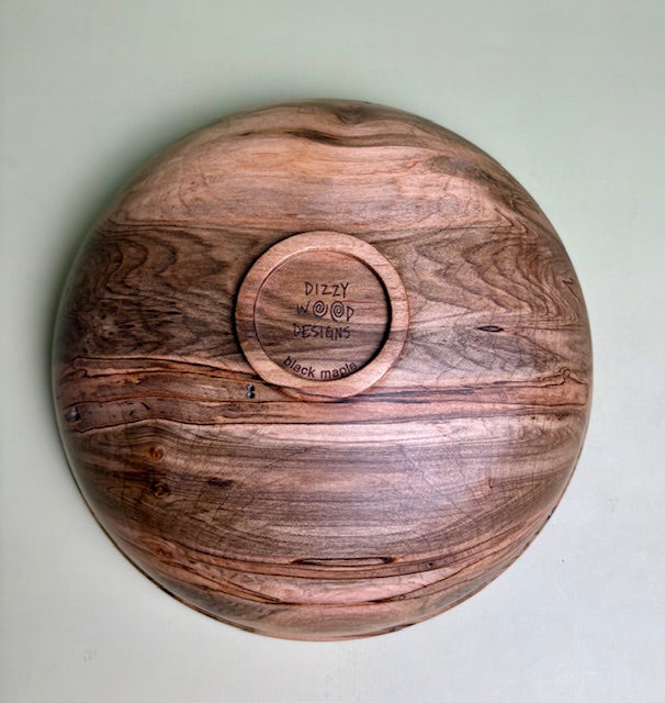 Black Maple Bowl 9" x 2.75"