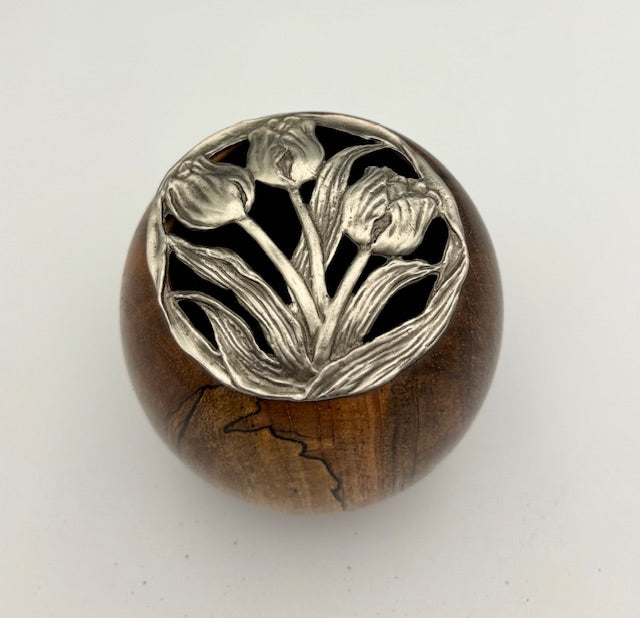 Potpourri Pot Pecan 4.25" x 4"