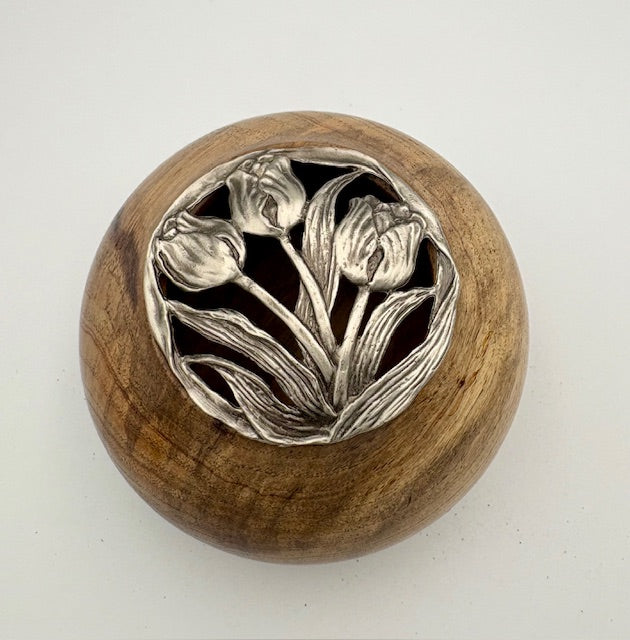 Potpourri Pot Pecan 5" x 3.5"
