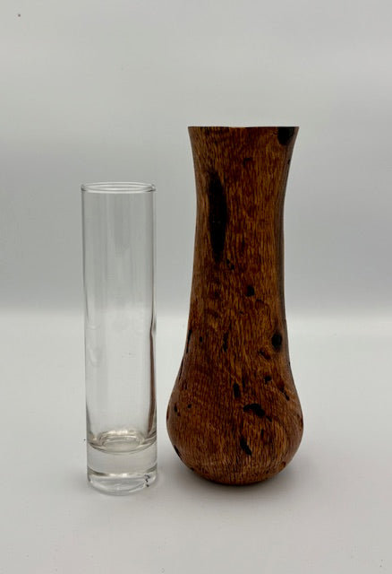 Post Oak Vase with Glass Insert