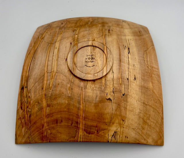 Ambrosia Maple Square Edge Platter 11.5" x 2.25"