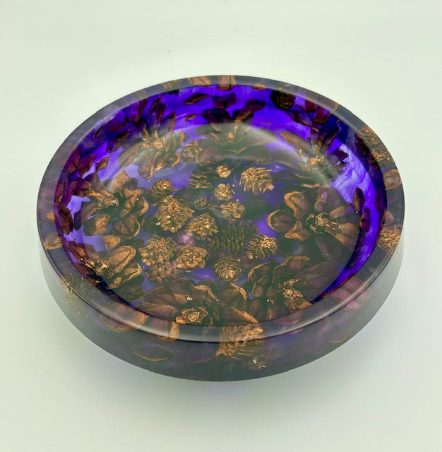 Pinecone and Resin Bowl
