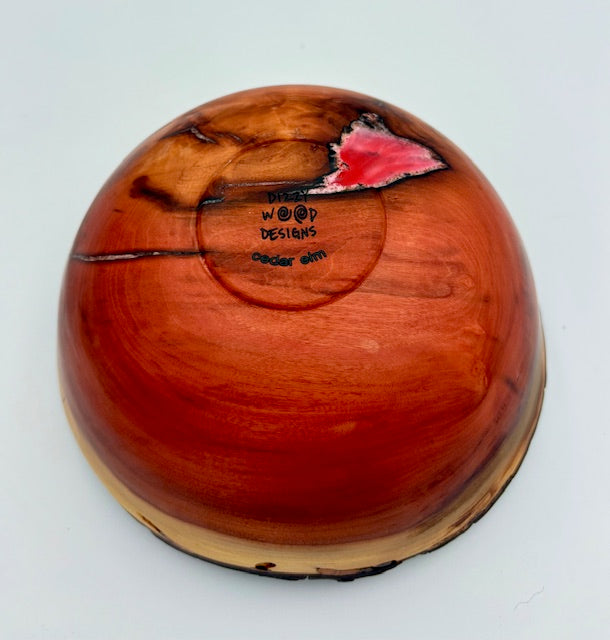 Cedar Elm Live Edge Bowl 8.5" x 4.25"