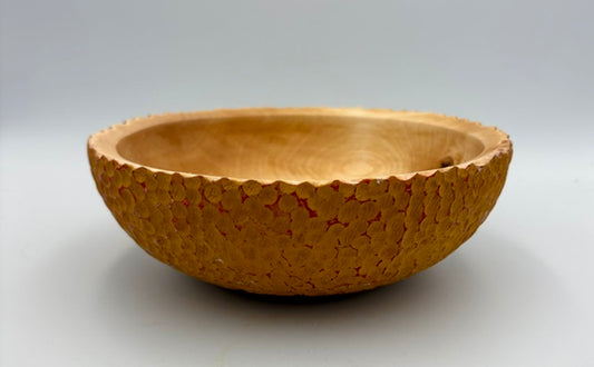 Birch Colored/Textured Bowl 7" x 2.5"