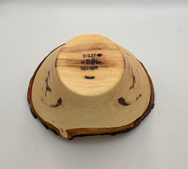 Pecan Live Edge Bowl 7" x 4"