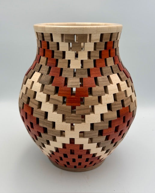 Open Segment Vase 8.5" x 10"