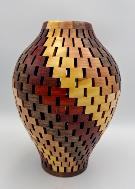Open Segment Vase 7" x 9.75"