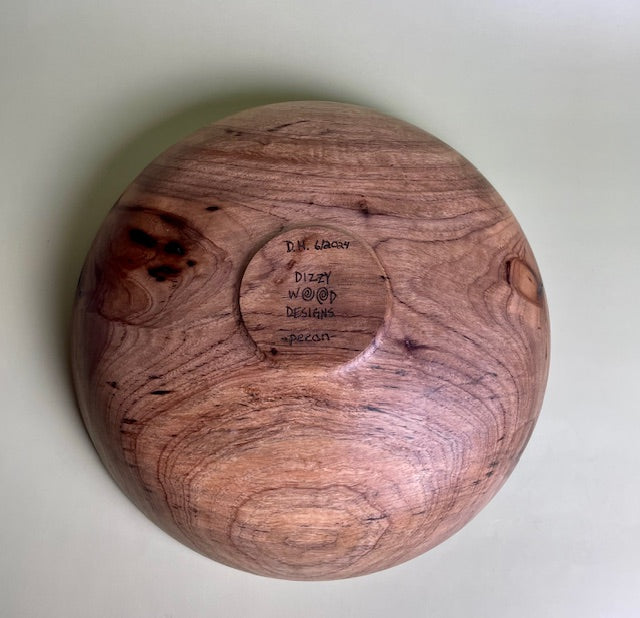 Pecan Bowl 11" x 3"