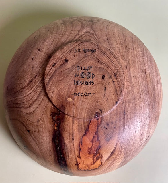 Pecan Bowl 11.5" x 3.75"